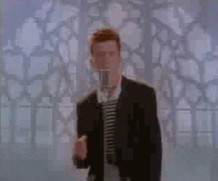 Rickrolling GIF